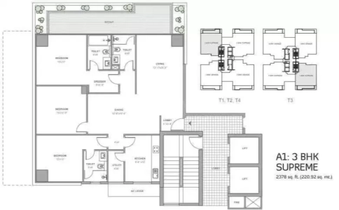 Tata The Promont Floor Plan Image