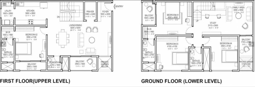 Sobha Insignia Floor Plan - 3407 sq.ft. 