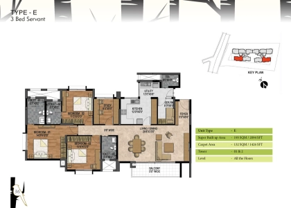 Prestige Woodland Park Floor Plan - 2094 sq.ft. 