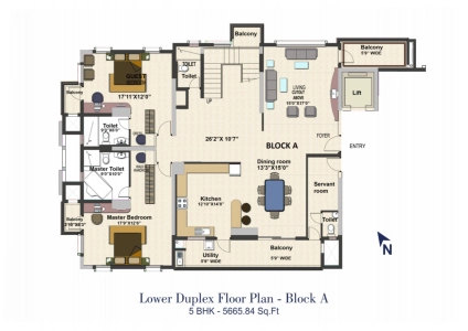 HM Grandeur Floor Plan - 5665 sq.ft. 