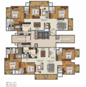 Century Ethos Floor Plan - 4235 sq.ft. 