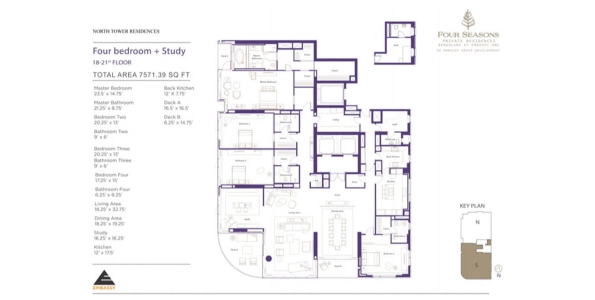 Embassy One Floor Plan - 7571 sq.ft. 