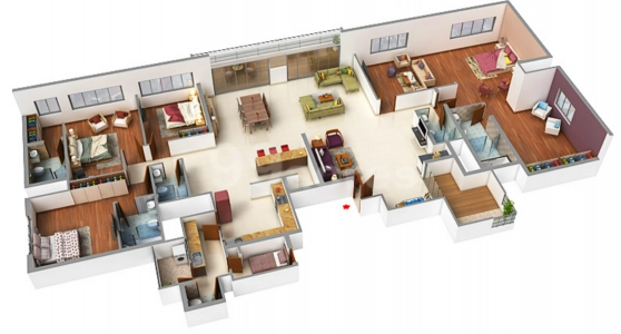 Karle Zenith Residences Floor Plan - 5092 sq.ft. 
