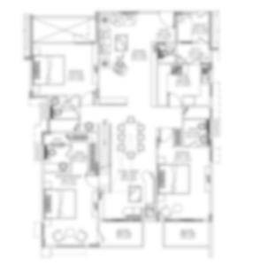 Lodha Mirabelle Floor Plan - 1350 sq.ft. 