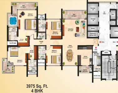SNN Clermont Floor Plan - 3975 sq.ft. 