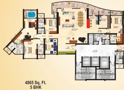 SNN Clermont Floor Plan - 4865 sq.ft. 