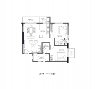 HM Crescendo Floor Plan Image