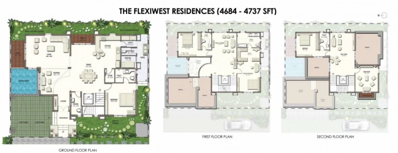 DivyaSree 77 East Floor Plan - 4700 sq.ft. 