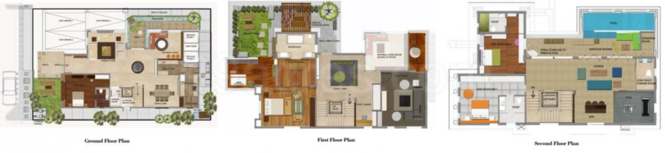DivyaSree 77 East Floor Plan - 5851 sq.ft. 