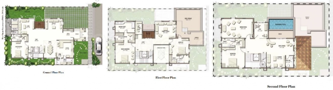 DivyaSree 77 East Floor Plan - 5908 sq.ft. 