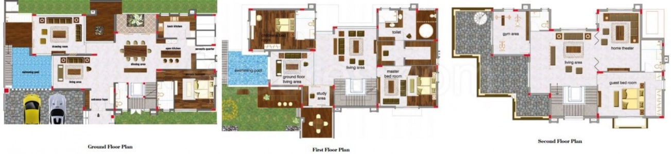 DivyaSree 77 East Floor Plan - 6014 sq.ft. 