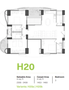 In That Quiet Earth Floor Plan - 2305 sq.ft. 