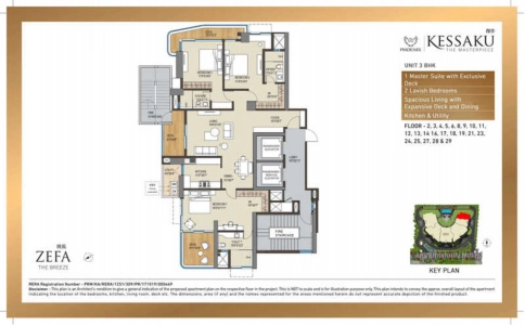 Phoenix Kessaku Floor Plan - 2678 sq.ft. 