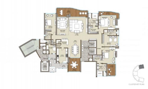 Phoenix Kessaku Floor Plan - 3497 sq.ft. 