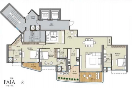 Phoenix Kessaku Floor Plan - 4269 sq.ft. 