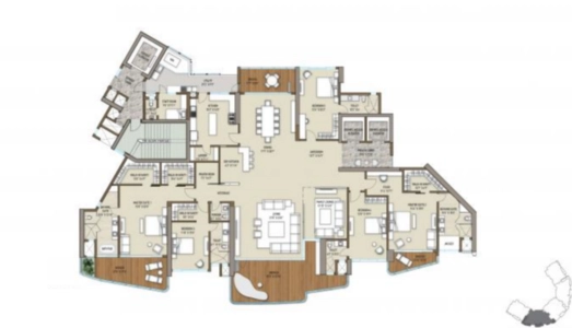 Phoenix Kessaku Floor Plan - 6200 sq.ft. 