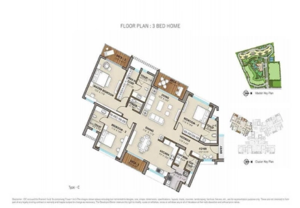 Phoenix One Bangalore West Floor Plan - 2557 sq.ft. 