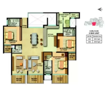 Century Renata Floor Plan - 2931 sq.ft. 