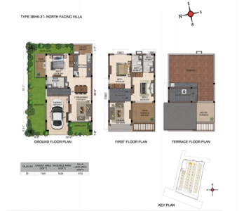 CasaGrand Florella Floor Plan - 1630 sq.ft. 