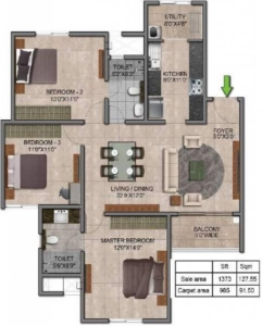Prestige Jindal City Floor Plan Image