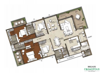 Brigade Cosmopolis Floor Plan Image