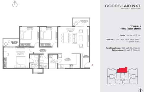 Godrej Air NXT Floor Plan Image