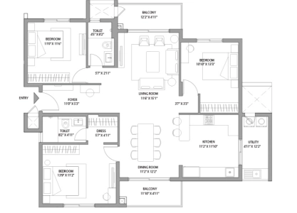 Assetz 22 & Crest Floor Plan Image
