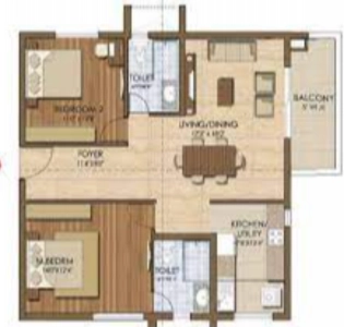 Prestige Ivy Leagu Floor Plan - 2119 sq.ft. 