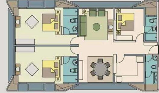Godrej Waldorf Andheri Floor Plan - 1550 sq.ft. 