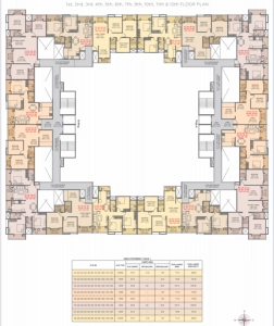 Tirupati Regalia Floor Plan - 773 sq.ft. 