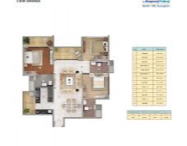 Shapoorji Joyville Sensorium Floor Plan - 1400 sq.ft. 