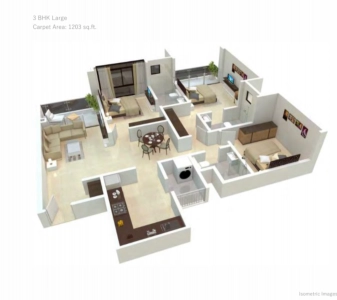Riverdale Residences Floor Plan - 1203 sq.ft. 