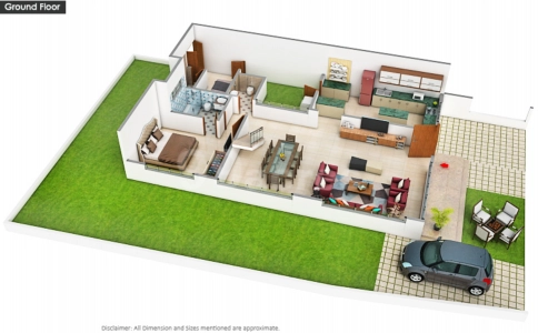 Velvet Villas Floor Plan - 4700 sq.ft. 