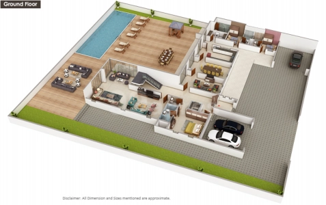 Yoo Villas Floor Plan - 7500 sq.ft. 