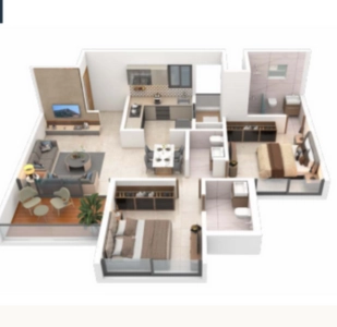ANP Ultimus Floor Plan - 641 sq.ft. 